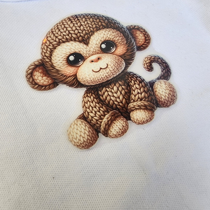 Personalised Name Onesie - Monkey