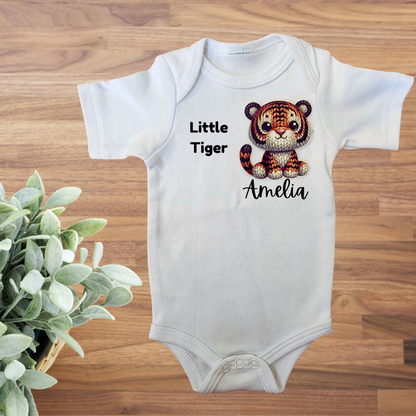 Personalised Name Onesie - Tiger