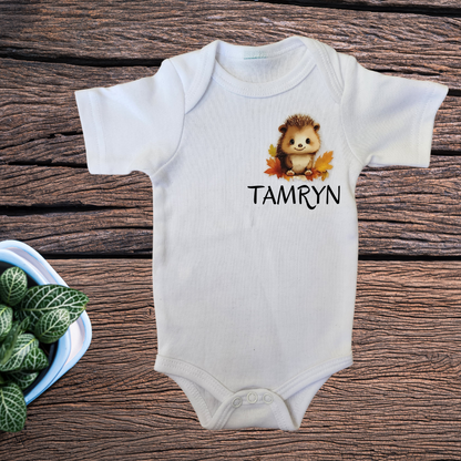 Personalised Name Onesie - Porcupine