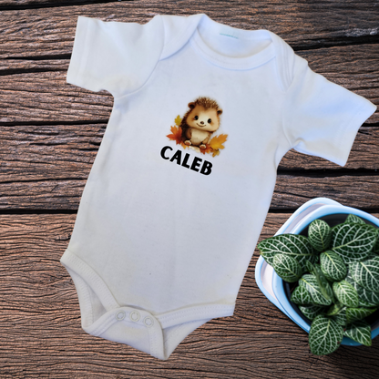 Personalised Name Onesie - Porcupine