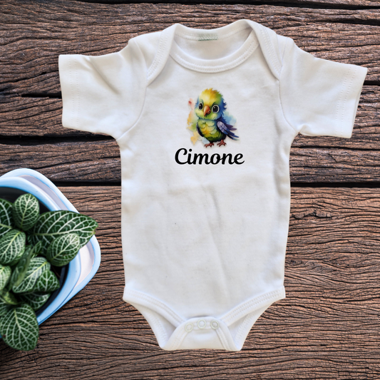 Personalised Name Onesie - Little Bird 2