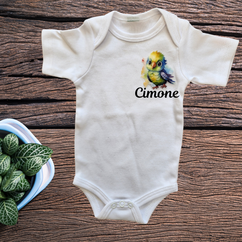 Personalised Name Onesie - Little Bird 2