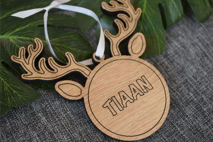 Personalised Wooden Christmas Ornaments