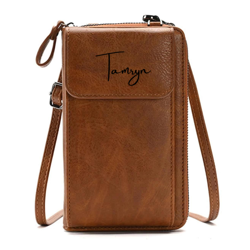 Phone Wallet Shoulder Bag - Name