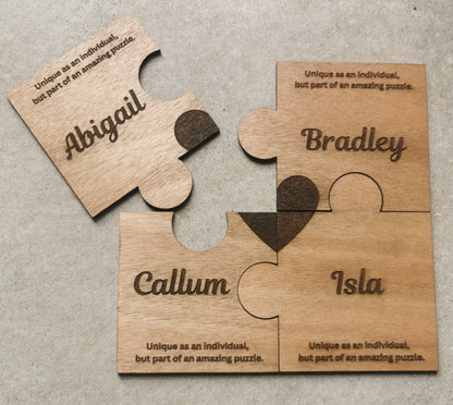 Personalised Puzzle Coasters