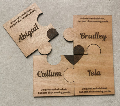 Personalised Puzzle Coasters